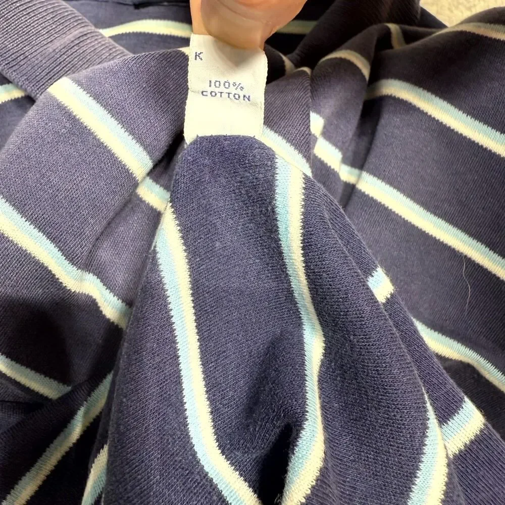 Polo by Ralph Lauren Blue Striped Polo‎ Mens Size L
